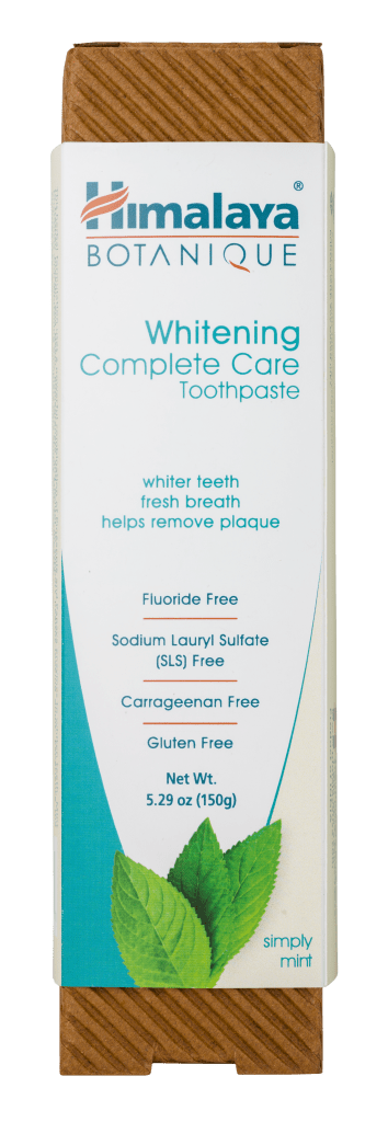 Simply Mint: Whitening Toothpaste Without Fluoride package